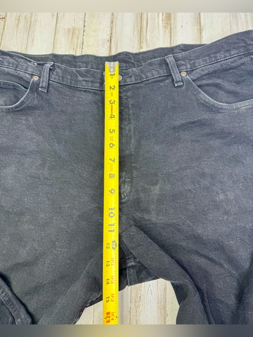 Wrangler Jeans Mens 40x32 Stretch Denim Black Pants - Picture 7 of 11